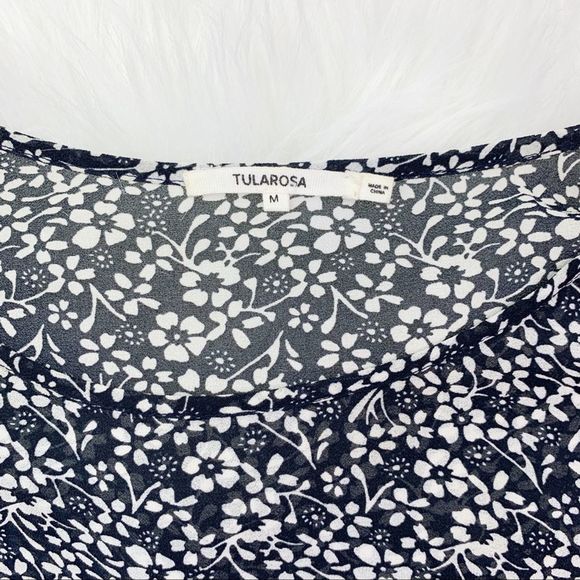 Tularosa Navy Floral Berkeley Shift Dress M - Picture 7 of 9